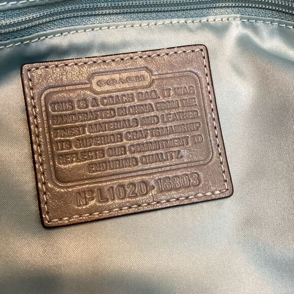 Coach Kristin Spectator Elevated Leather Alligator Satchel - Picture 14 of 14